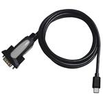 PremiumCord kabelový převodník USB-C -> RS232, délka 1.8m