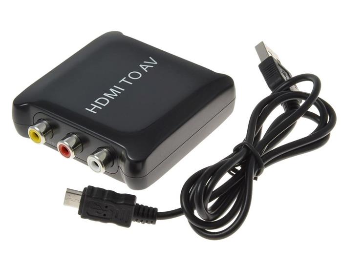 PremiumCord převodník z HDMI na kompozitní signál a stereo zvuk