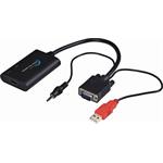 PremiumCord převodník z HDMI na VGA + audio