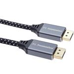 PremiumCord propojovací DisplayPort 1.4 kabel, kovové a zlacené konektory, 5m