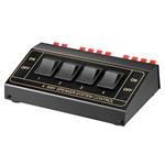 Přepínač reproduktorů 1x stereo na 4x stereo, manuální