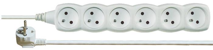 Prodlužovací přívod 230V, 10m, 6 zásuvek