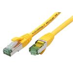 Roline S/FTP patchkabel kat. 6a, 10m, žlutý