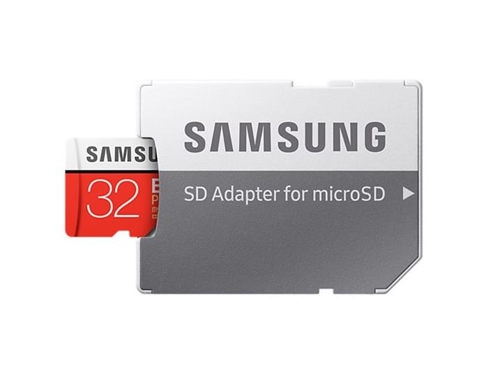 Samsung EVO Plus 32GB microSDHC karta, UHS-I + adaptér