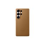 Samsung Ochranný kryt z veganské kůže pro Galaxy S25 Ultra Brown