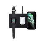 Satechi Trio nabíjecí podložka pro Apple Watch, Airpods, iPhone) - černá