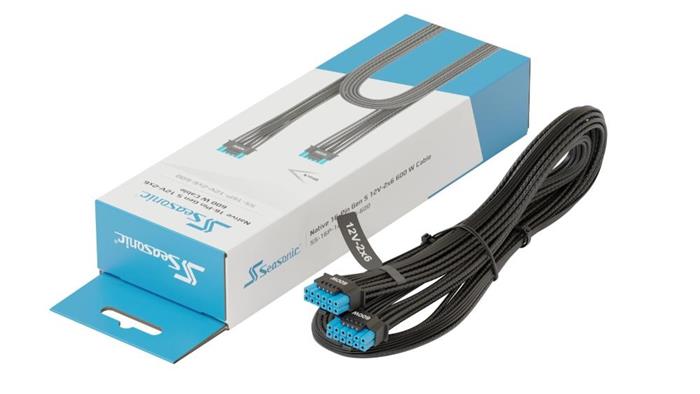 Seasonic kabel 12VHPWR, 70cm, černý