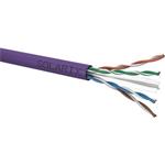 Solarix kabel UTP CAT6 drát, 100m/box, fialový, LS0H,  SXKD-6-UTP-LS0H