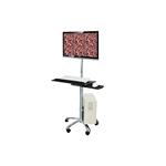 Stojanový držák 110-170cm na PC, LCD, klávesnici a myš