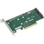 Supermicro AOC-SLG3-2M2 - HBA pro 2×NVMe M.2 do PCI-E8 g3