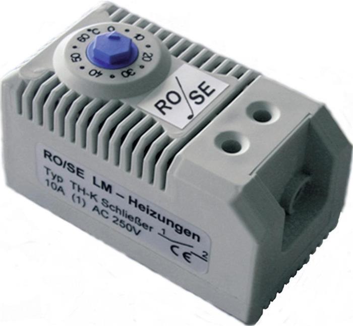 Termostat do rozvodných skříní Rose LM TH-K