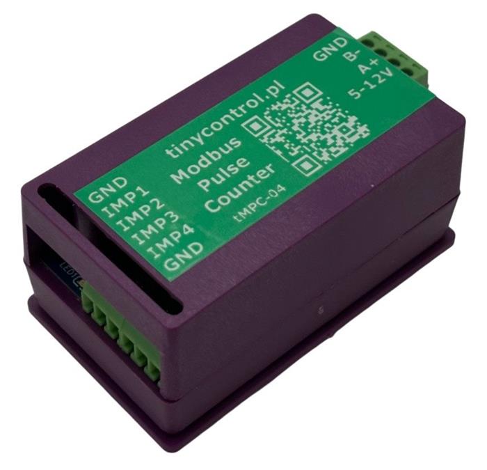 TINYCONTROL čítač pulzů tMPC-04 Modbus pro LK3 a LK4