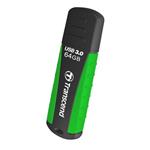 Transcend JetFlash 810 - 64GB, odolný flash disk, USB 3.0, zeleno-černý