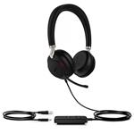UH38 Dual UC -BAT/Stereo/ANC/USB/Drát/BT/Bezdrát/Černá