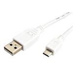 USB 2.0 kabel, USB A(M) - microUSB B(M), 1.8m