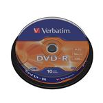 Verbatim DVD-R Matt Silver, 4.7GB, 16x, 10ks, spindle