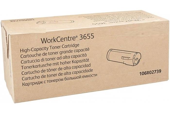 Xerox original toner 106R02739 pro WC3655/ 14400s, černý
